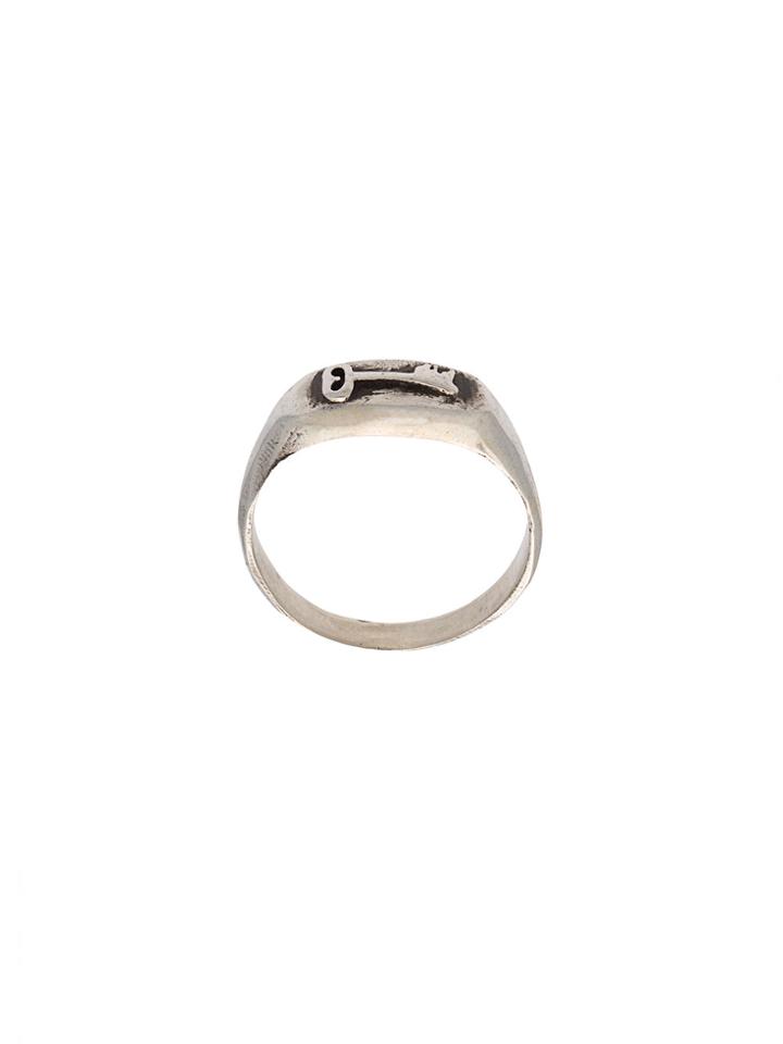 Henson Key Signet Ring - Metallic