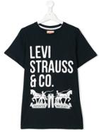 Levi's Kids Logo Print T-shirt - Blue