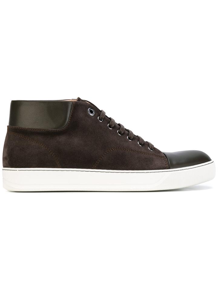 Lanvin Low Top Sneakers - Brown