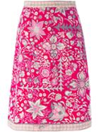 Emilio Pucci Vintage Floral A-line Skirt