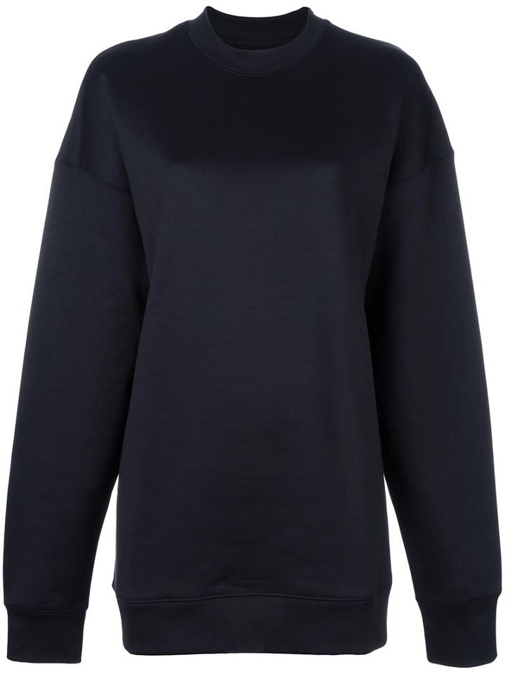 Marques'almeida Oversized Sweatshirt, Women's, Size: Small, Black, Cotton/polyamide