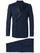 Dinner - Two Piece Evening Suit - Men - Virgin Wool/cupro - 52, Blue, Virgin Wool/cupro