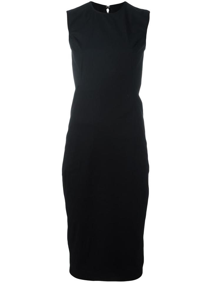 Rick Owens 'dovima' Dress, Women's, Size: 42, Black, Cotton/spandex/elastane