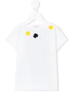 Il Gufo - Floral Appliquéd T-shirt - Kids - Cotton/spandex/elastane - 12 Yrs, White