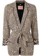 Twin-set Leopard Print Robe-jacket - Neutrals