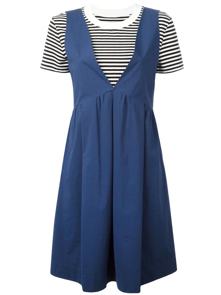 Boutique Moschino - T-shirt Dress - Women - Cotton/other Fibers - 42, Blue, Cotton/other Fibers