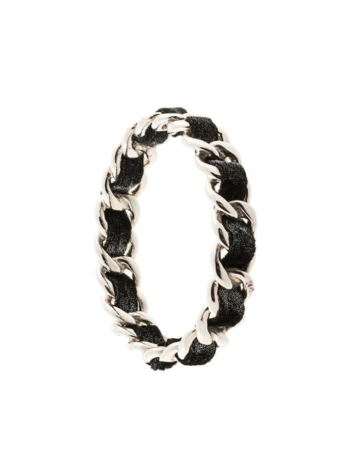 Chanel Pre-owned Chain Strap Bracelet - Black