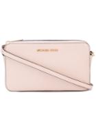 Michael Michael Kors - Jet Set Cross-body Bag - Women - Leather - One Size, Pink/purple, Leather