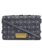 Zac Zac Posen Floral Embellished Crossbody Bag, Women's, Blue