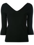 Studio Nicholson - Knitted Fitted Top - Women - Polyester/viscose - 2, Black, Polyester/viscose