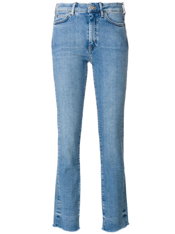 Mih Jeans - Boot-cut Jeans - Women - Cotton/spandex/elastane - 26, Blue, Cotton/spandex/elastane