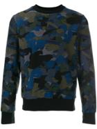 Ps By Paul Smith Camouflage Sweatshirt - Blue