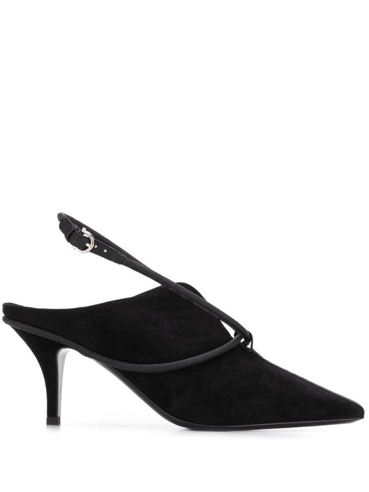 Salvatore Ferragamo Cygnus 70 Mule - Black