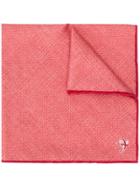 Canali Silk Pocket Square - Orange