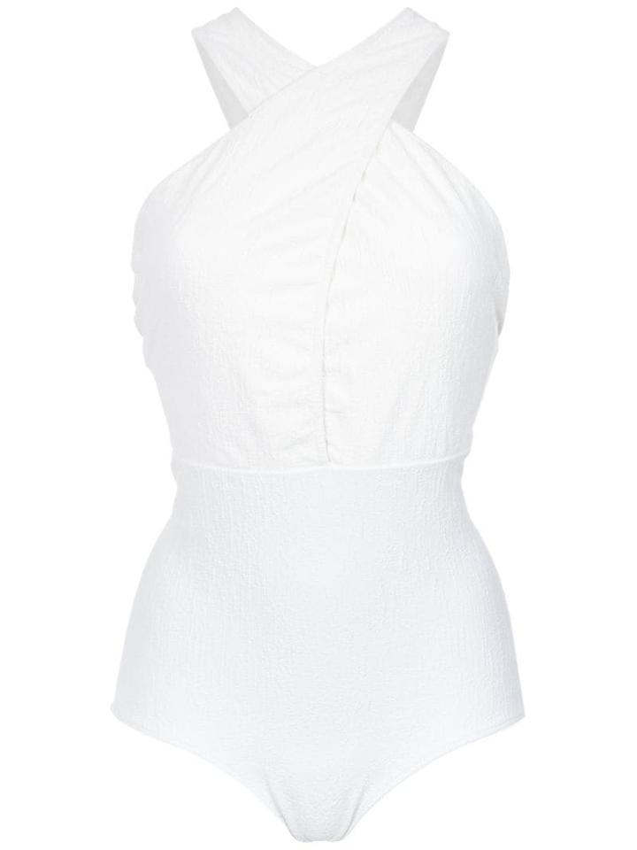 Adriana Degreas 'jacquard' Swimsuit - Off White