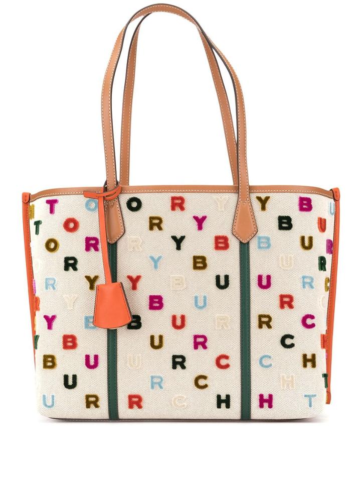 Tory Burch Perry Fil Coupe Tote Bag - Brown