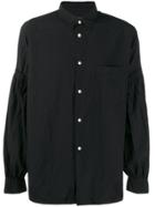 Comme Des Garçons Homme Plus Oversized Plain Shirt - Black