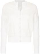 Onefifteen Embroidered Fitted Cardigan - White