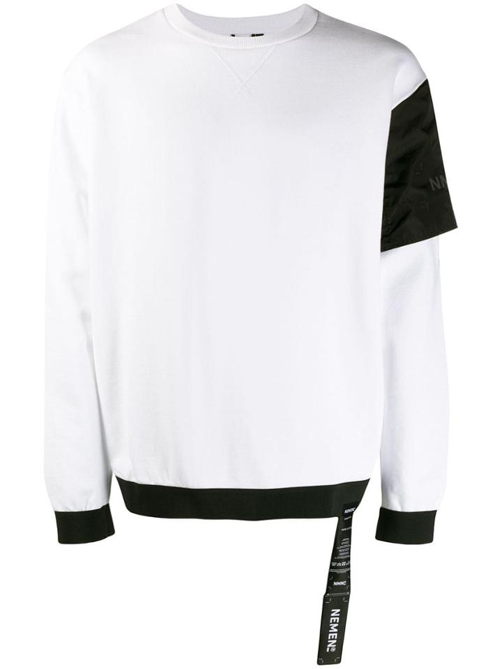 Nemen Two-tone Sweatshirt - White