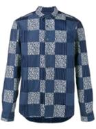 Sophnet. - Patchwork Shirt - Men - Cotton - S, Blue, Cotton