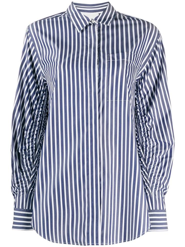 3.1 Phillip Lim Striped Button-down Shirt - Blue
