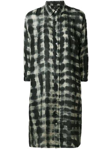 Nous Tie-dye Shirt Dress - Black
