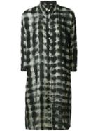 Nous Tie-dye Shirt Dress - Black