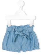 Tartine Et Chocolat Lace-up Shorts, Toddler Girl's, Size: 18 Mth, Blue
