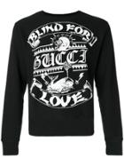 Gucci Blind For Love Print Sweatshirt - Black