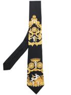 Versace Baroque Tie - Black