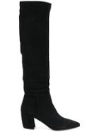 Prada 110 Knee High Boots - Black