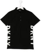 Dkny Kids Logo Polo Shirt - Black