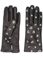 Paul Smith Star-embroidered Gloves - Black