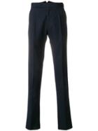 Tagliatore Tailored Fitted Trousers - Blue