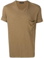 Neil Barrett Chest Pocket T-shirt - Brown