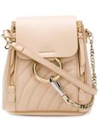 Chloé Quilted Faye Backpack - Nude & Neutrals