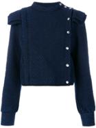 Philosophy Di Lorenzo Serafini Epaulette Denim Jacket - Blue