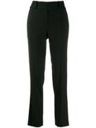 Ermanno Scervino Slim-fit Pleated Trousers - Black