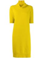 Fabiana Filippi Short-sleeve Shift Dress - Yellow