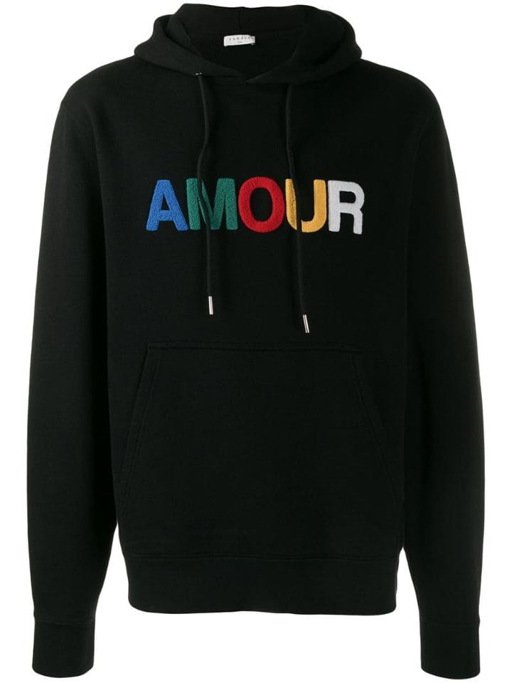 Sandro Paris Amour Hoodie - Black