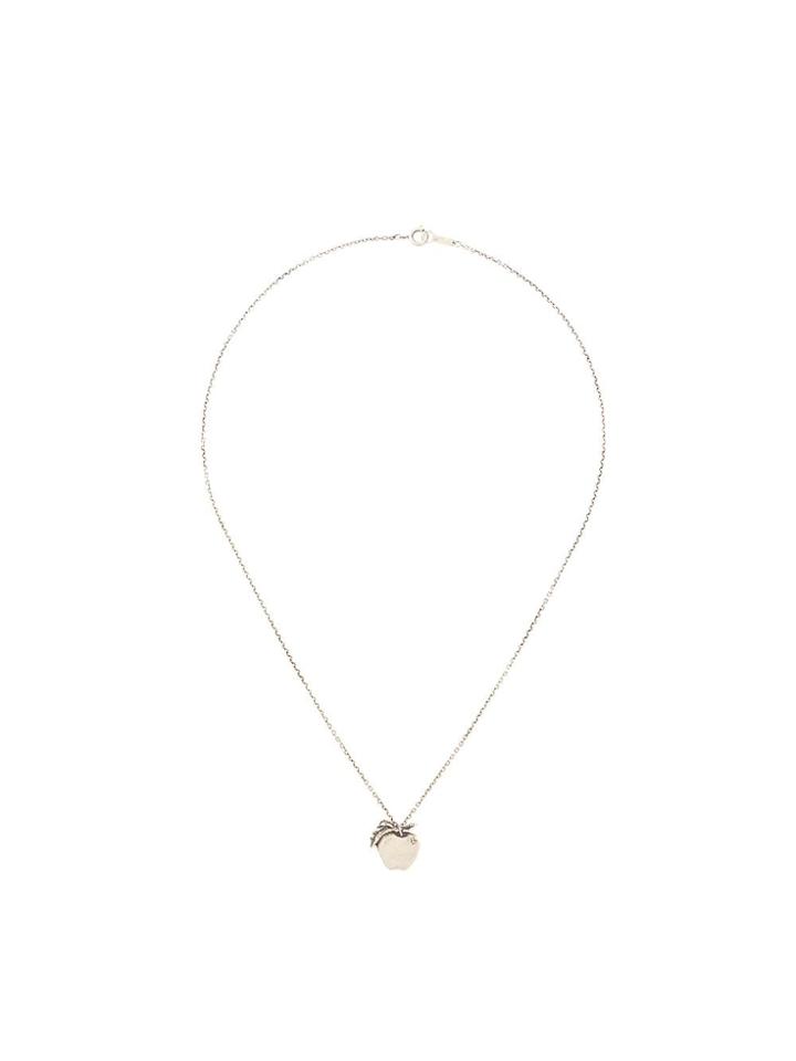 Undercover Apple Necklace - Silver