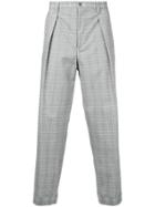 Guild Prime Loose-fit Checked Trousers - Grey