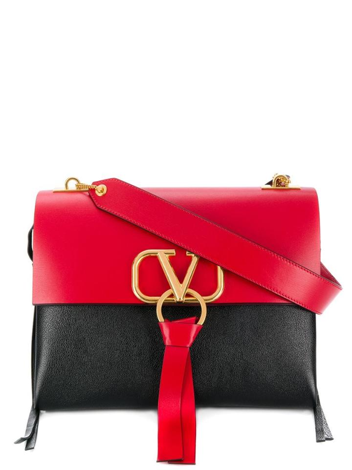 Valentino Valentino Garavani Medium Vring Shoulder Bag - Black