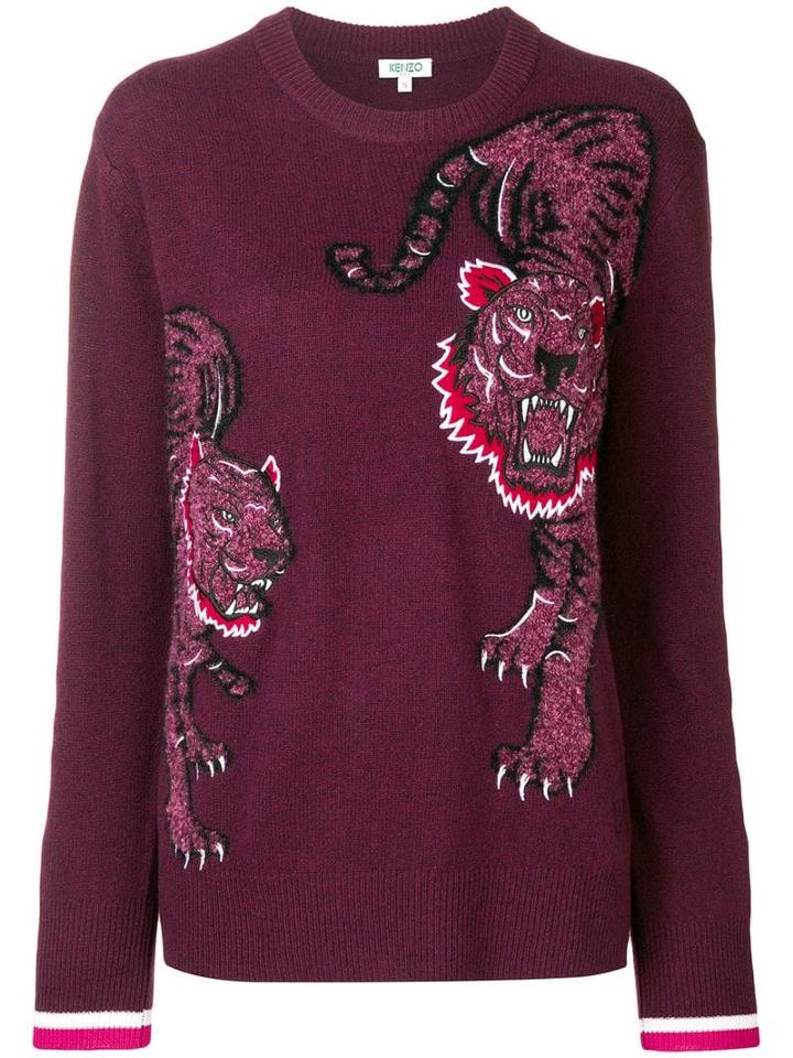 Kenzo Double Tiger Sweater - Red