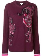 Kenzo Double Tiger Sweater - Red