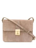 Closed Foldover Crossbody Bag - Neutrals