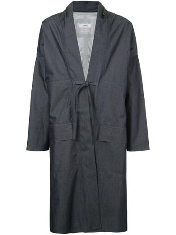 Fdmtl Lace-up Coat - Blue