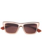 Dita Eyewear Brown Lens Square Sunglasses