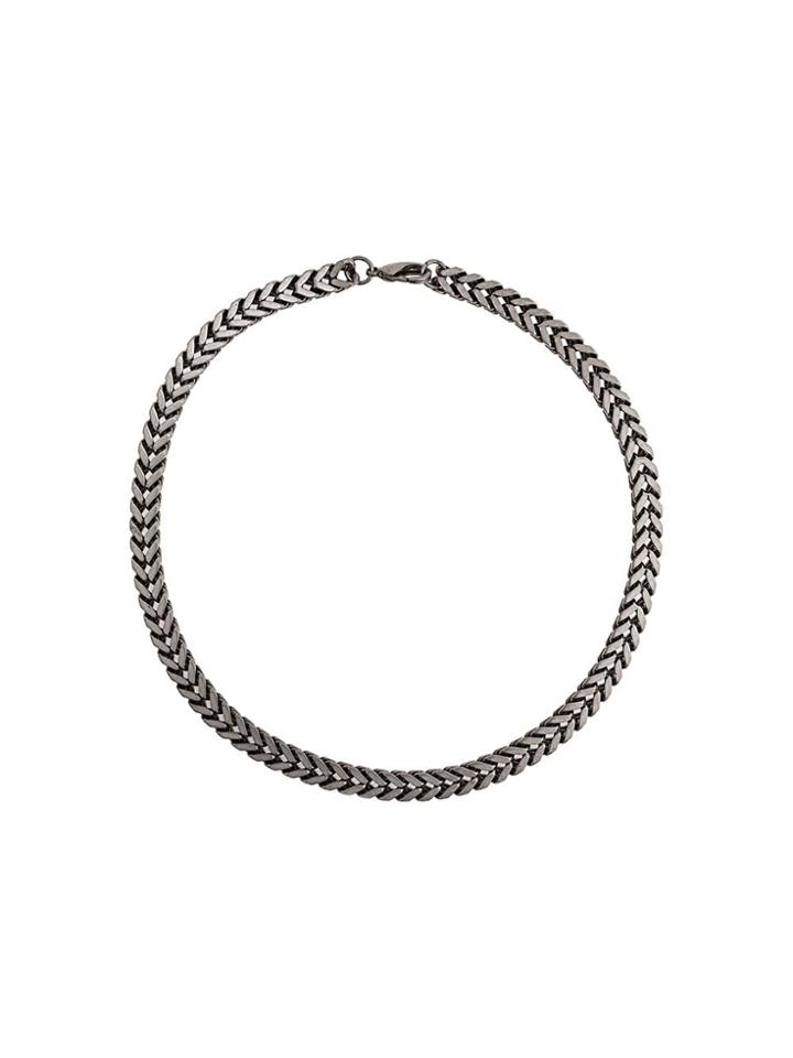 Balenciaga Neck Chain Set Os - Metallic