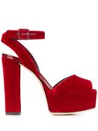 Giuseppe Zanotti Platform Sandals - Red